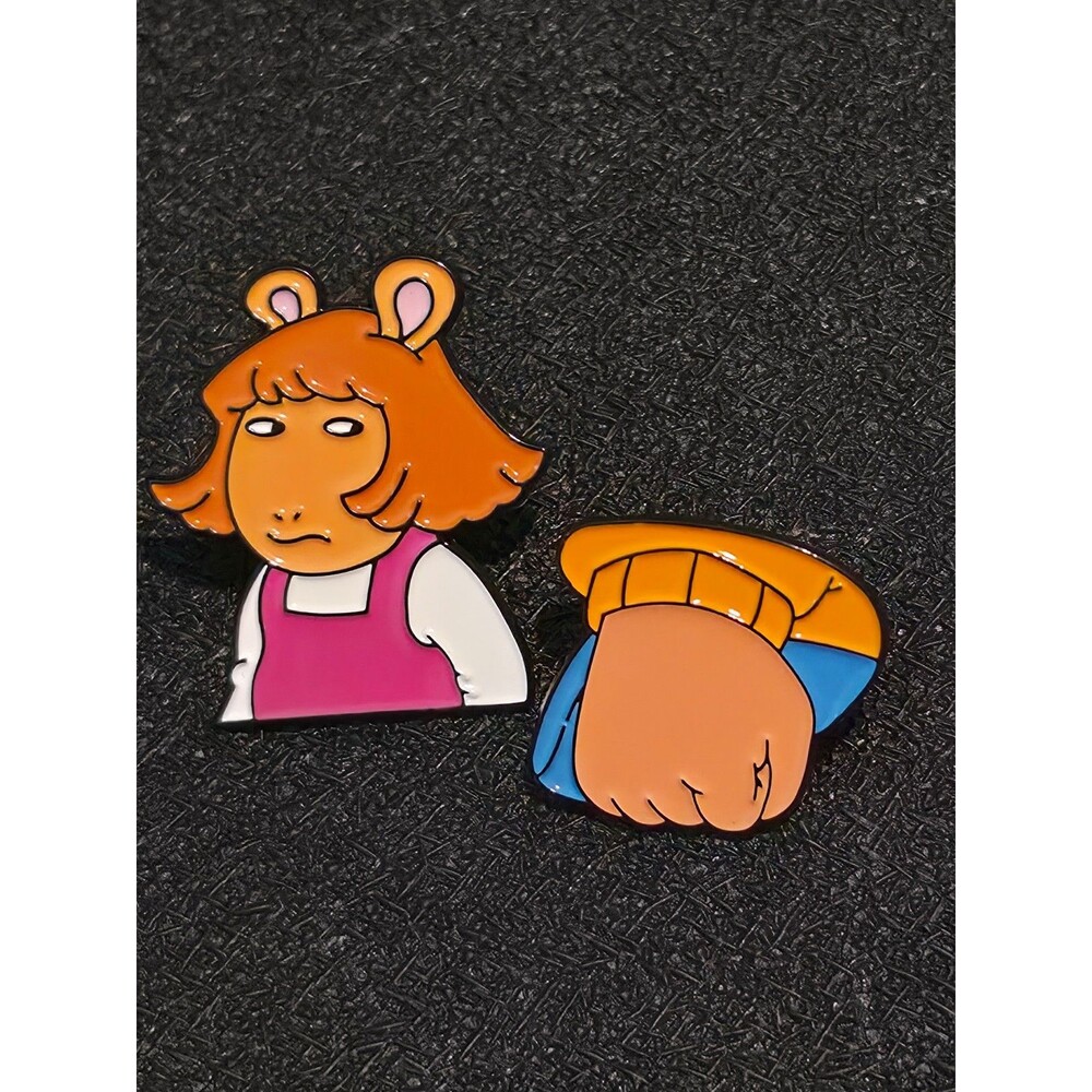 Hey Arthur & D.W. Enamel Pin Set